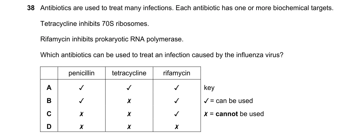 Question 38 from 9700/14/M/J/25