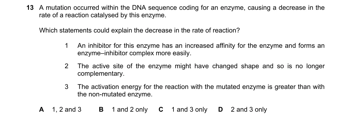 Question 13 from 9700/11/O/N/18