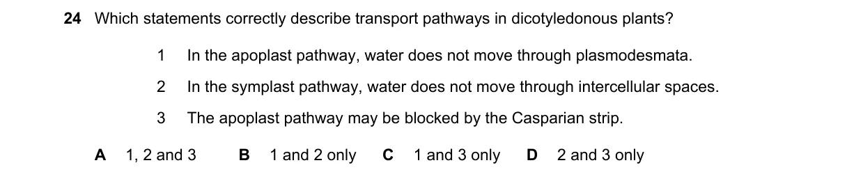 Question 24 from 9700/11/O/N/18
