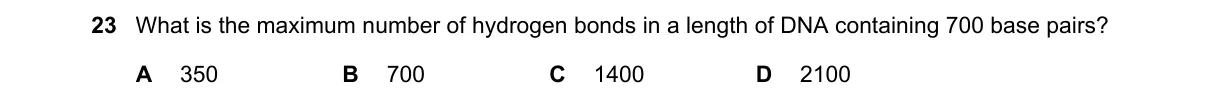 Question 23 from 9700/12/O/N/18