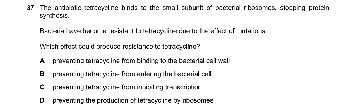 Question 37 from 9700/12/O/N/18