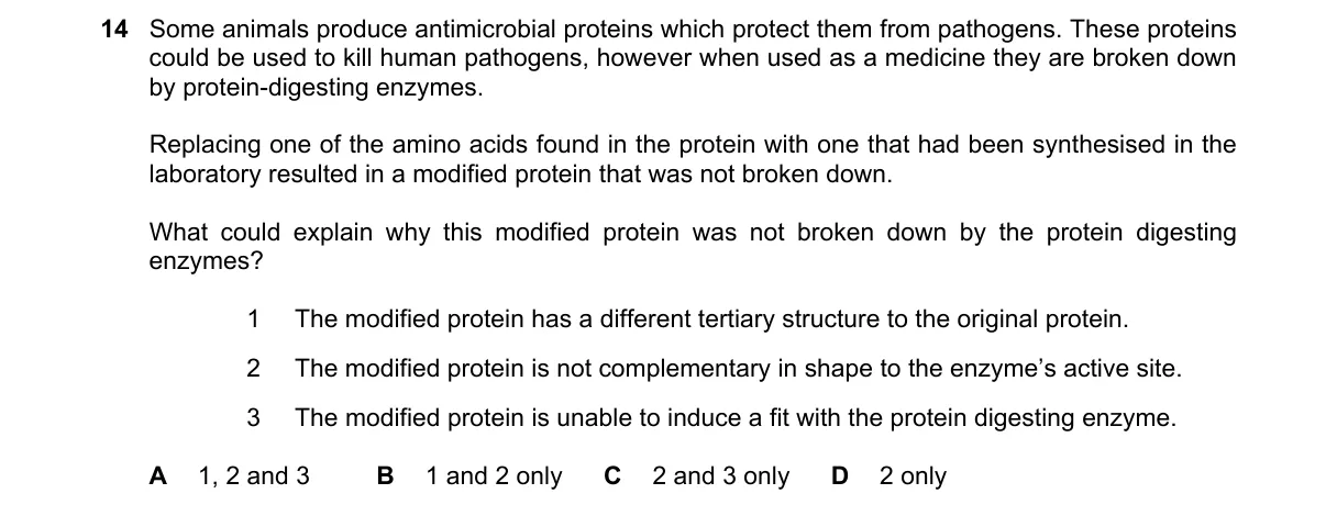 Question 14 from 9700/13/O/N/18