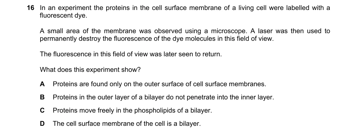 Question 16 from 9700/13/O/N/18