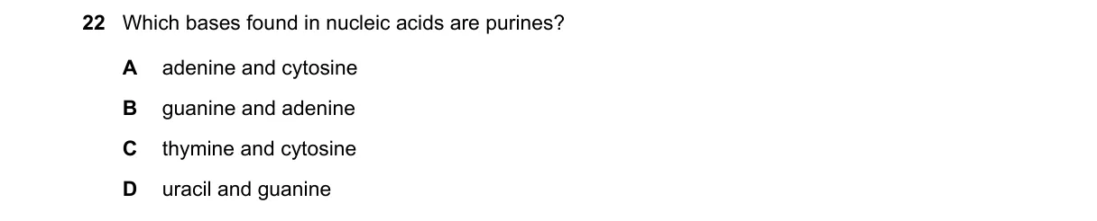 Question 22 from 9700/13/O/N/18