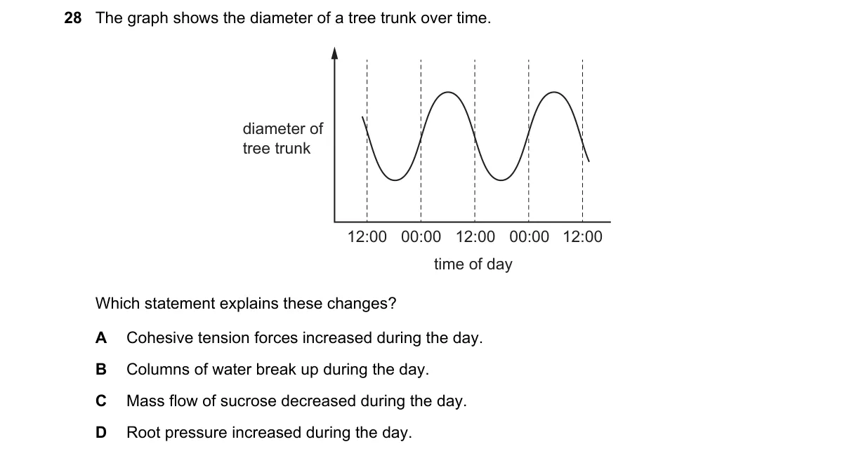 Question 28 from 9700/13/O/N/18