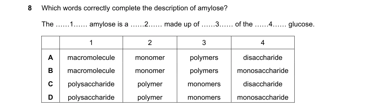 Question 8 from 9700/13/O/N/18