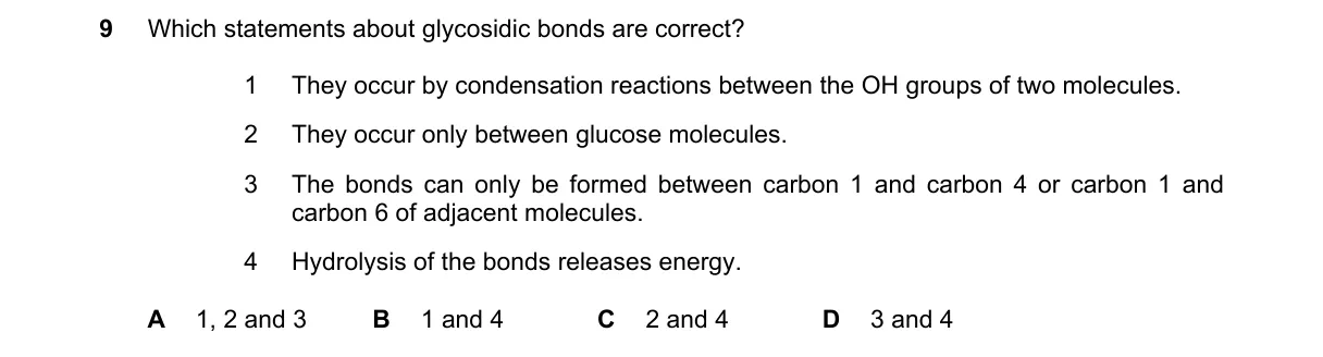 Question 9 from 9700/13/O/N/18