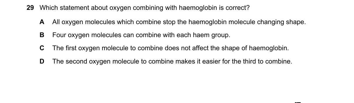 Question 29 from 9700/11/O/N/19