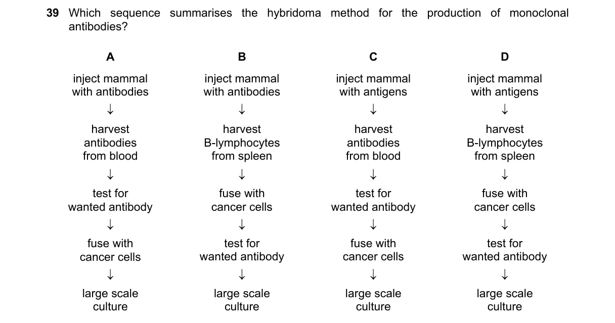 Question 39 from 9700/11/O/N/19