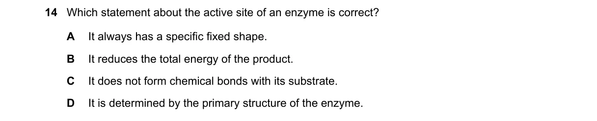 Question 14 from 9700/12/O/N/19