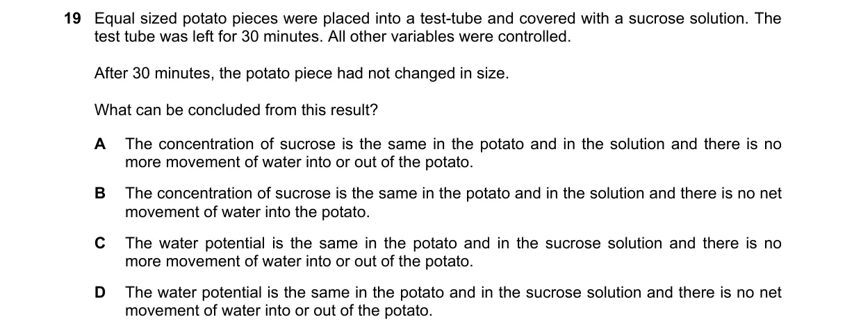 Question 19 from 9700/12/O/N/19