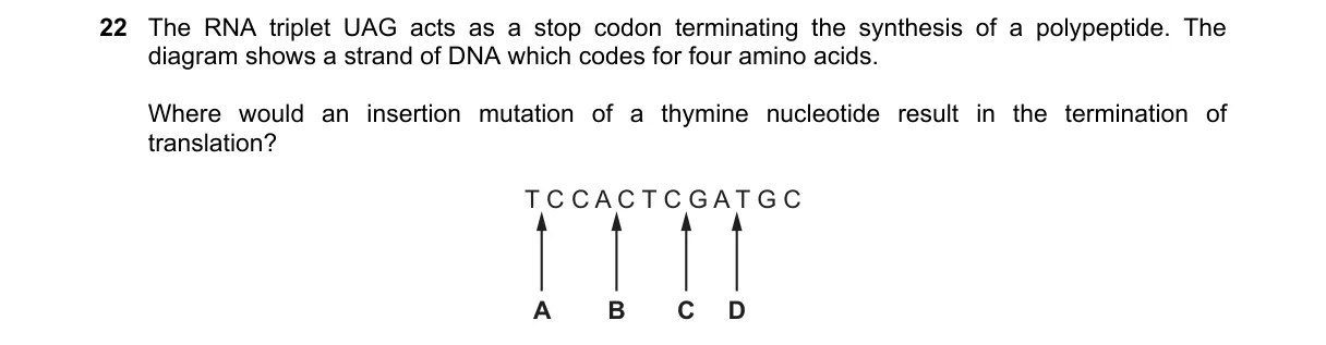 Question 22 from 9700/12/O/N/19
