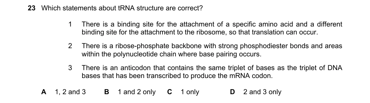 Question 23 from 9700/13/O/N/19