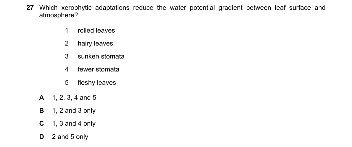 Question 27 from 9700/13/O/N/19