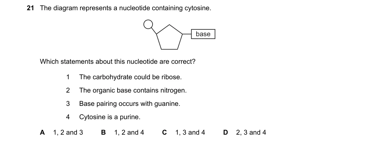 Question 21 from 9700/11/O/N/20