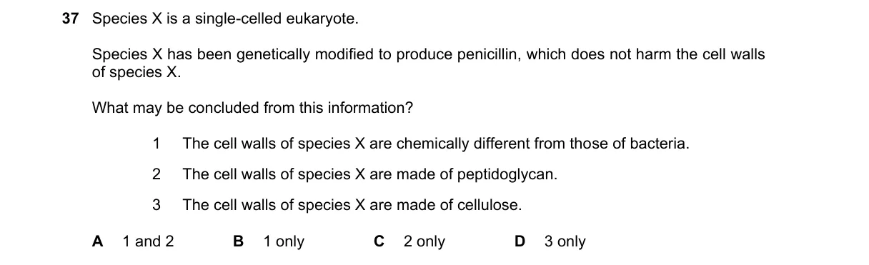 Question 37 from 9700/11/O/N/20