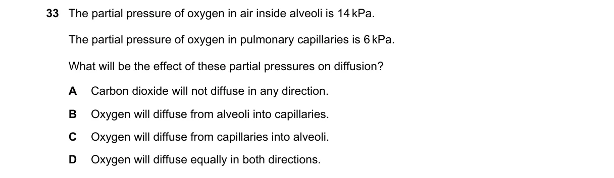 Question 33 from 9700/12/O/N/20