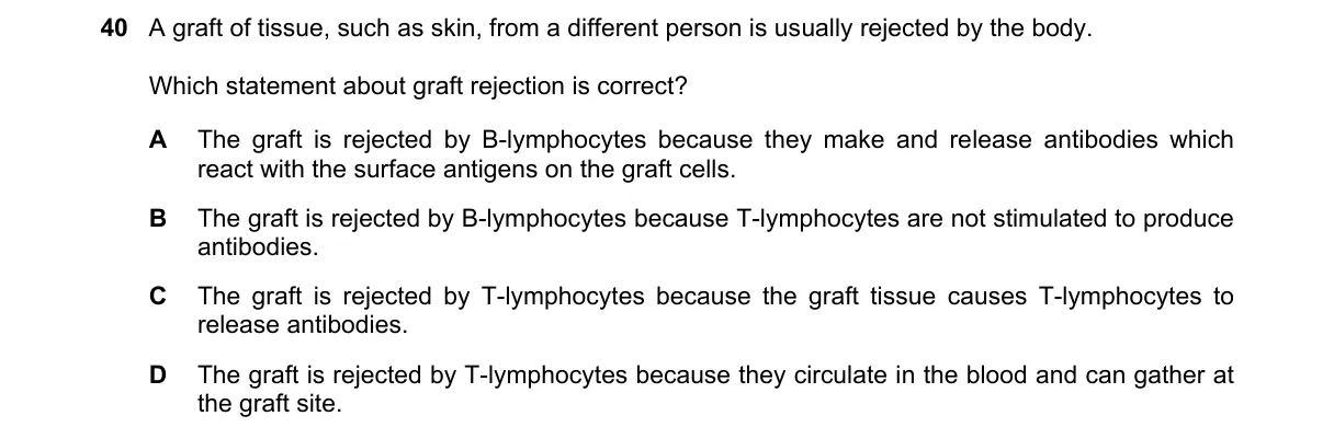 Question 40 from 9700/12/O/N/20