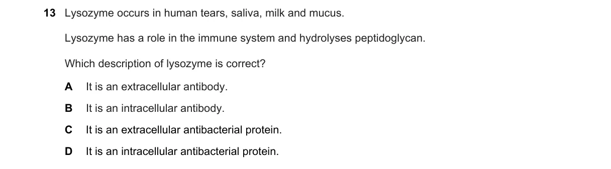 Question 13 from 9700/13/O/N/20