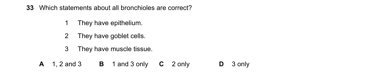 Question 33 from 9700/13/O/N/20