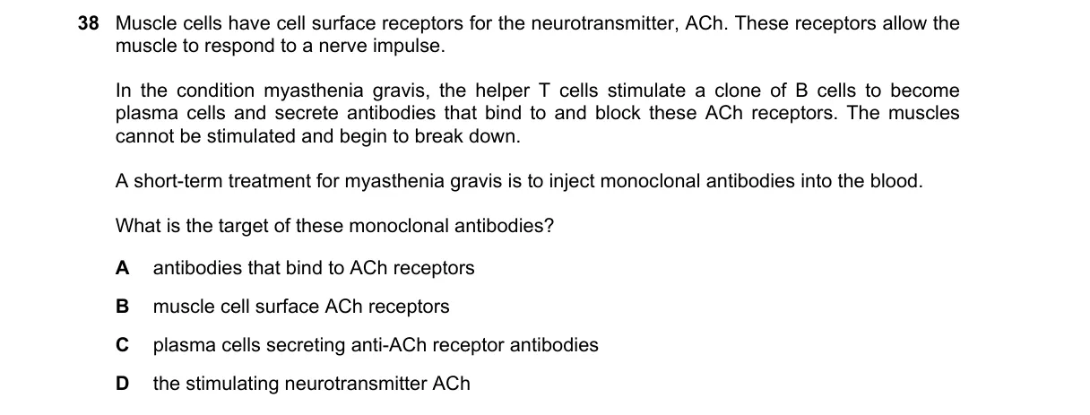Question 38 from 9700/13/O/N/20
