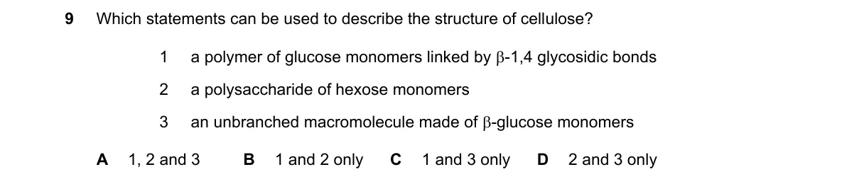 Question 9 from 9700/12/O/N/21