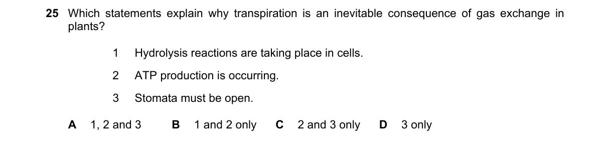 Question 25 from 9700/13/O/N/21