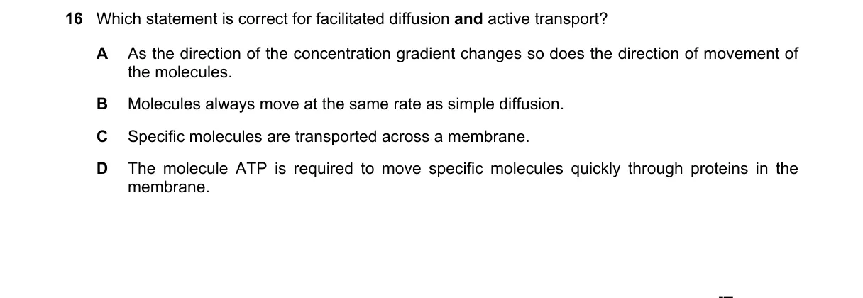 Question 16 from 9700/11/O/N/22