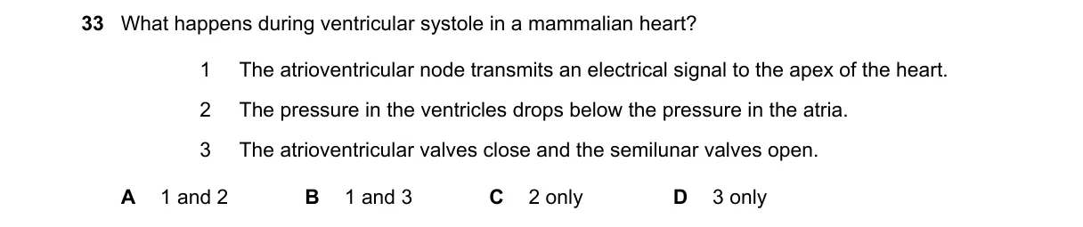 Question 33 from 9700/11/O/N/22