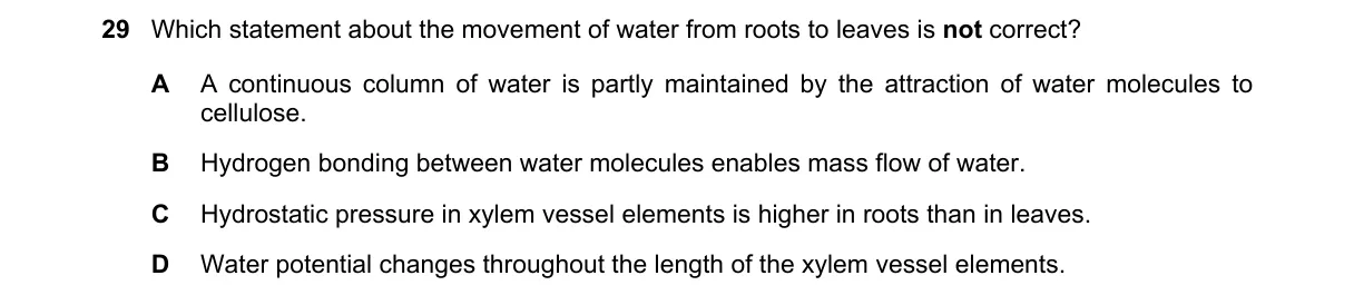 Question 29 from 9700/12/O/N/22