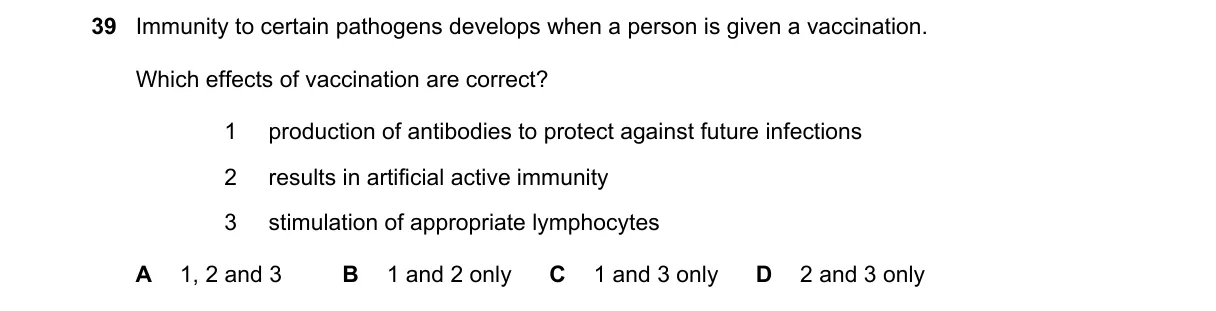 Question 39 from 9700/12/O/N/22