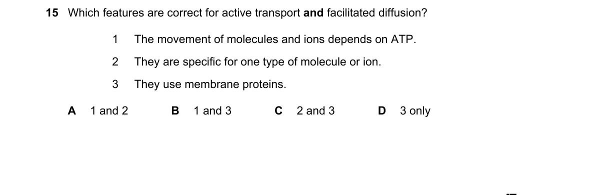 Question 15 from 9700/13/O/N/22