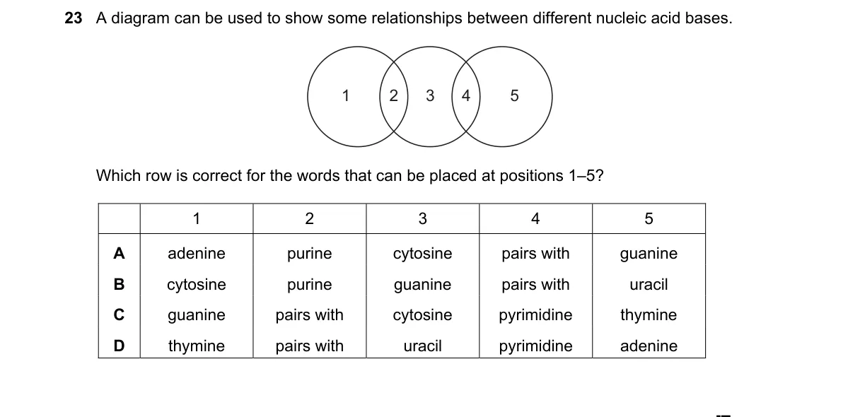 Question 23 from 9700/13/O/N/22