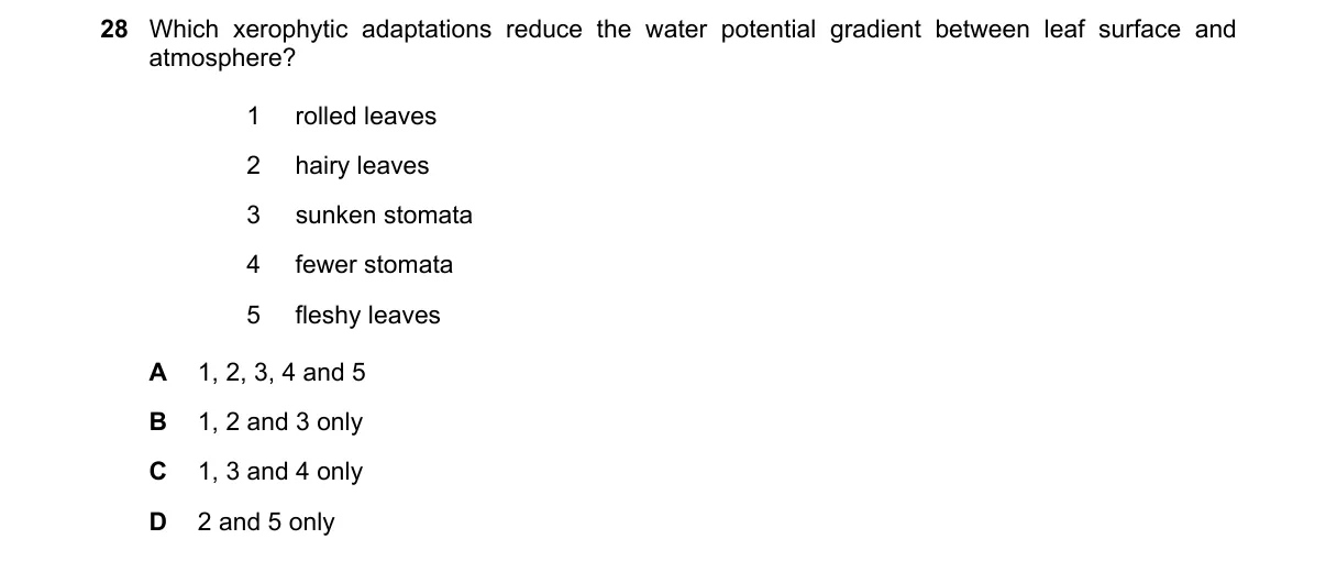 Question 28 from 9700/13/O/N/22