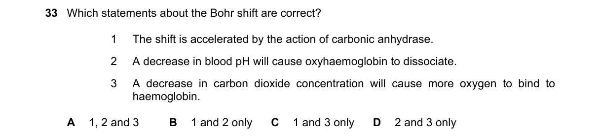 Question 33 from 9700/11/O/N/23