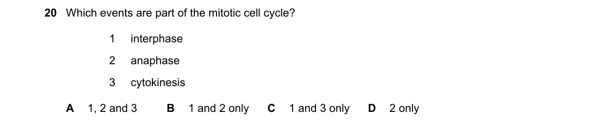 Question 20 from 9700/12/O/N/23