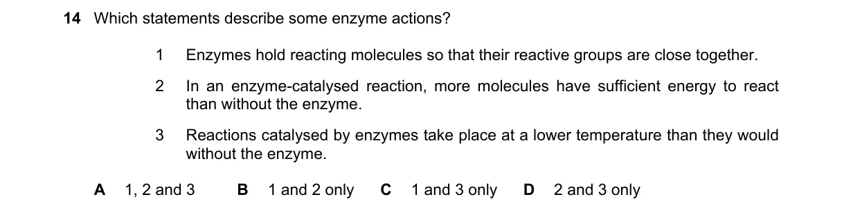 Question 14 from 9700/13/O/N/23