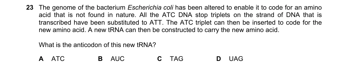 Question 23 from 9700/13/O/N/23