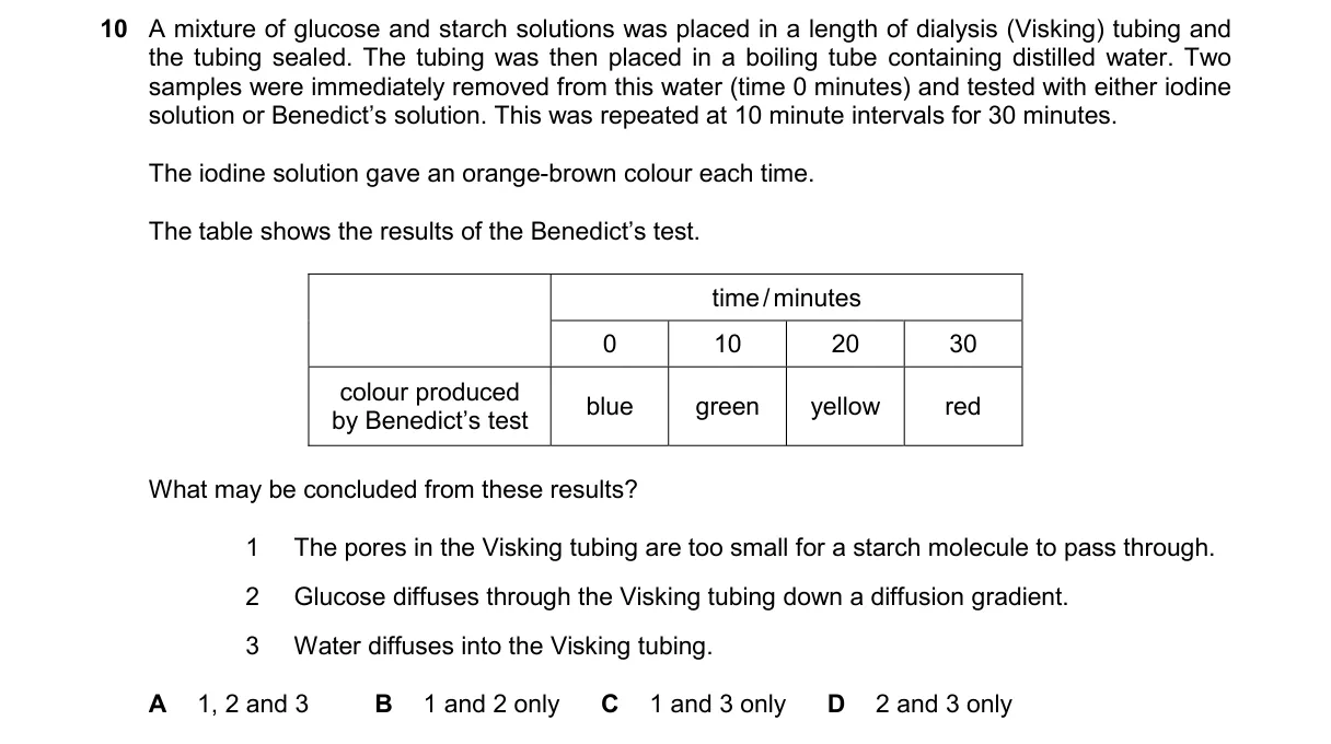 Question 10 from 9700/12/O/N/24
