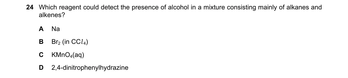 Question 24 from 9701/11/M/J/18