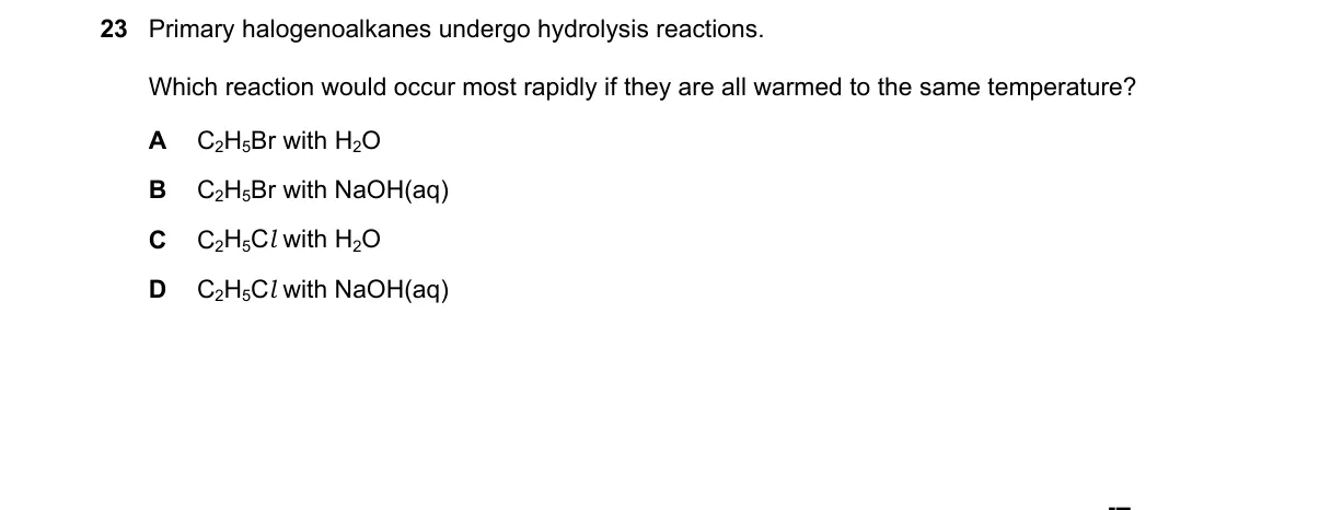 Question 23 from 9701/12/M/J/18