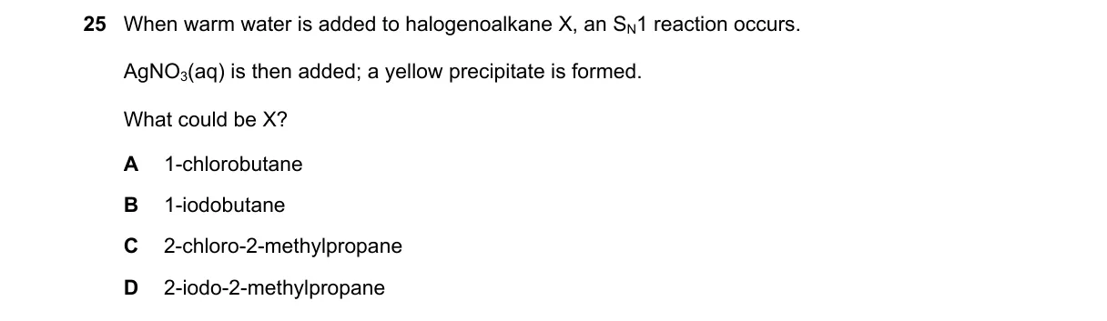 Question 25 from 9701/12/M/J/18