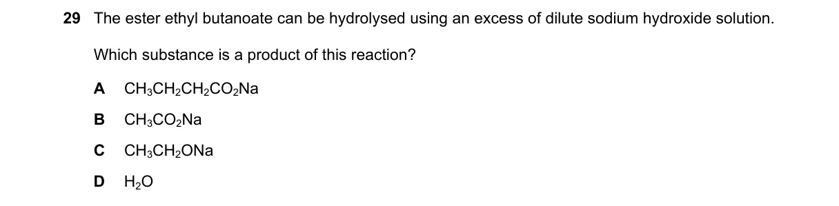 Question 29 from 9701/12/M/J/18