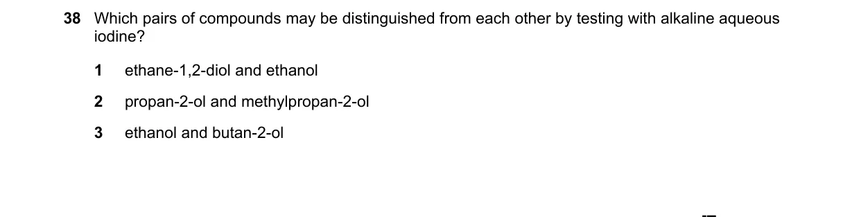 Question 38 from 9701/12/M/J/18