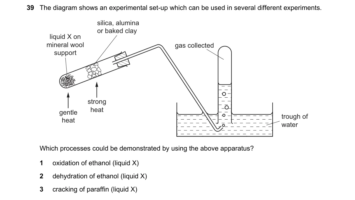 Question 39 from 9701/12/M/J/18