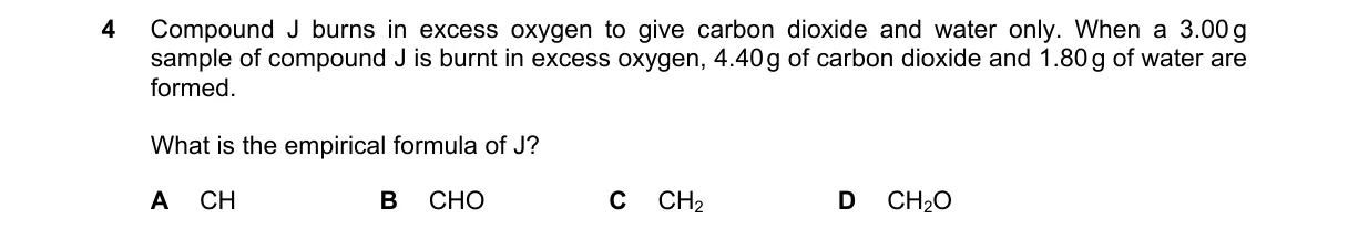 Question 4 from 9701/12/M/J/18