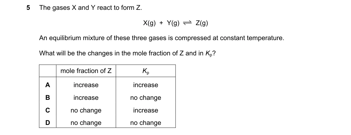 Question 5 from 9701/12/M/J/18