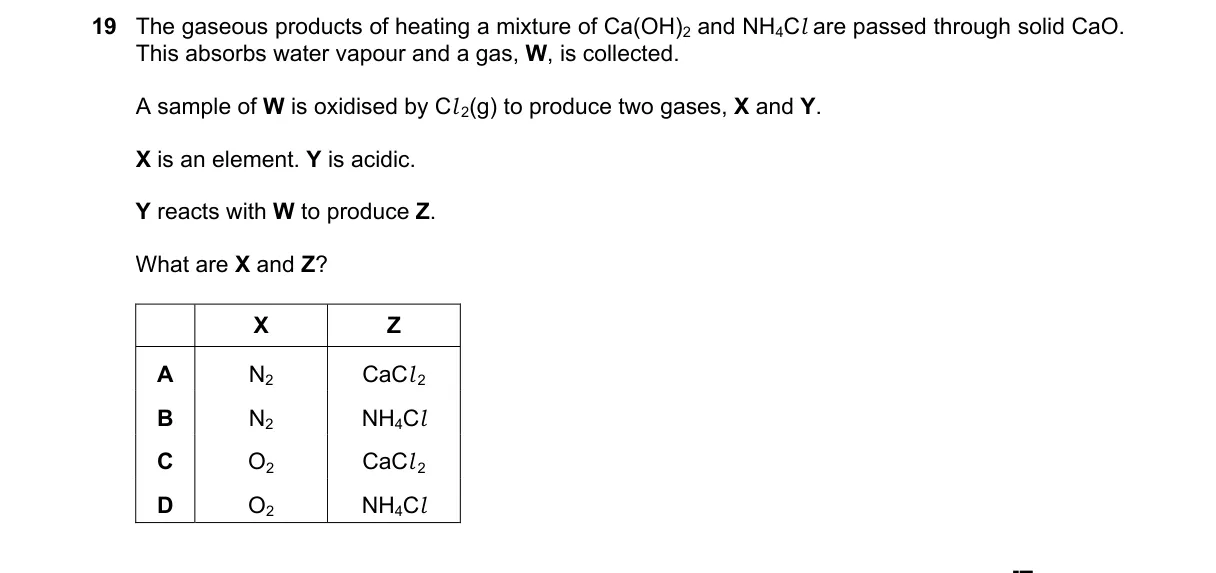Question 19 from 9701/13/M/J/18