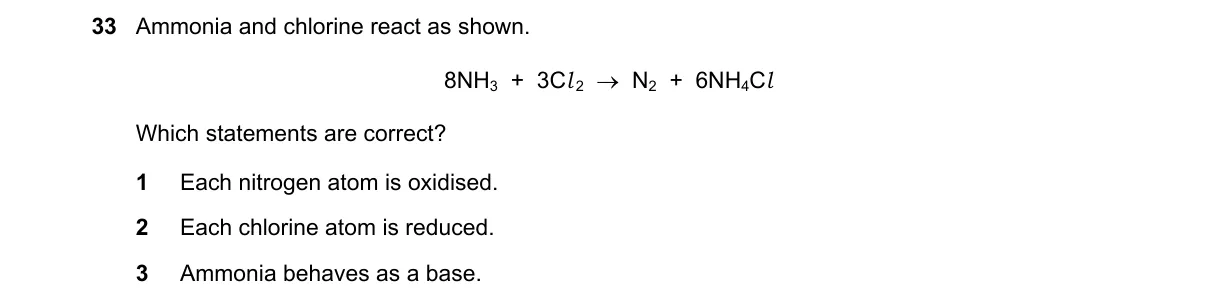 Question 33 from 9701/13/M/J/18