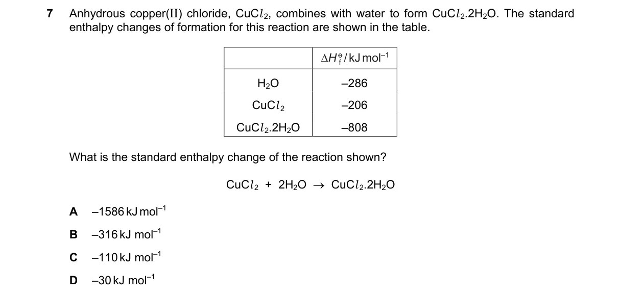 Question 7 from 9701/13/M/J/18